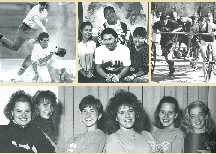 photo collage of BW 1990s pics